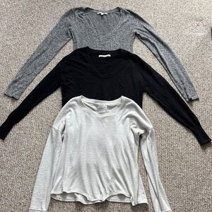 3 Soft Cozy Sweater - Cream, black  & Gray